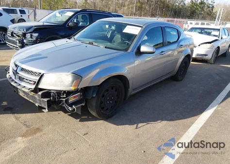 2013 Dodge Avenger Sxt from USA, damaged, VIN 1C3CDZCGXDN717680